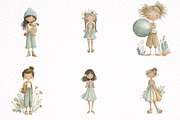Cheerful Girl Dressed in Summer, an Illustration by DreamArtGraphic (Thumbnail 6 of 8)