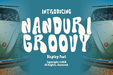 Nanduri Groovy Playful Display Font