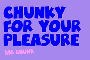 Big Chunk | Hand Drawn Font, a Sans Serif Font by Supersimbo © (Thumbnail 2 of 4)