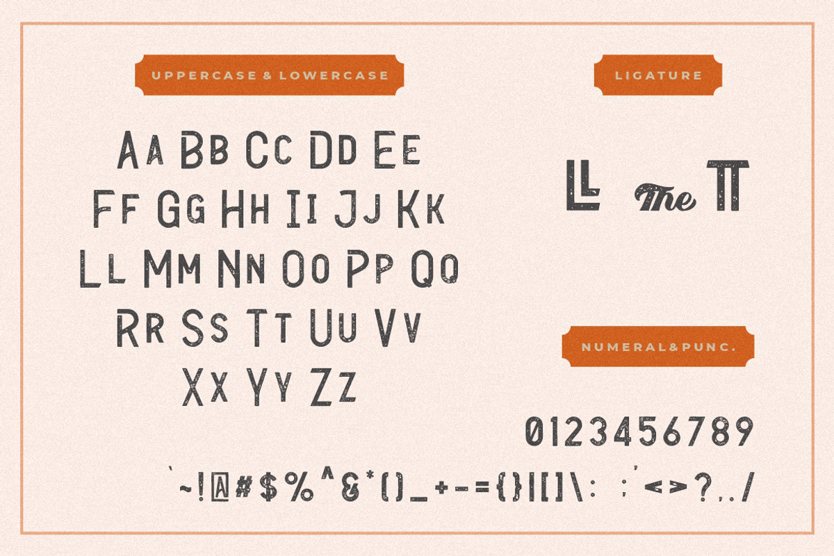 Enternal Vintage Stamp Typeface, a Sans Serif Font by Creatype Studio (Photo 8 of 9)