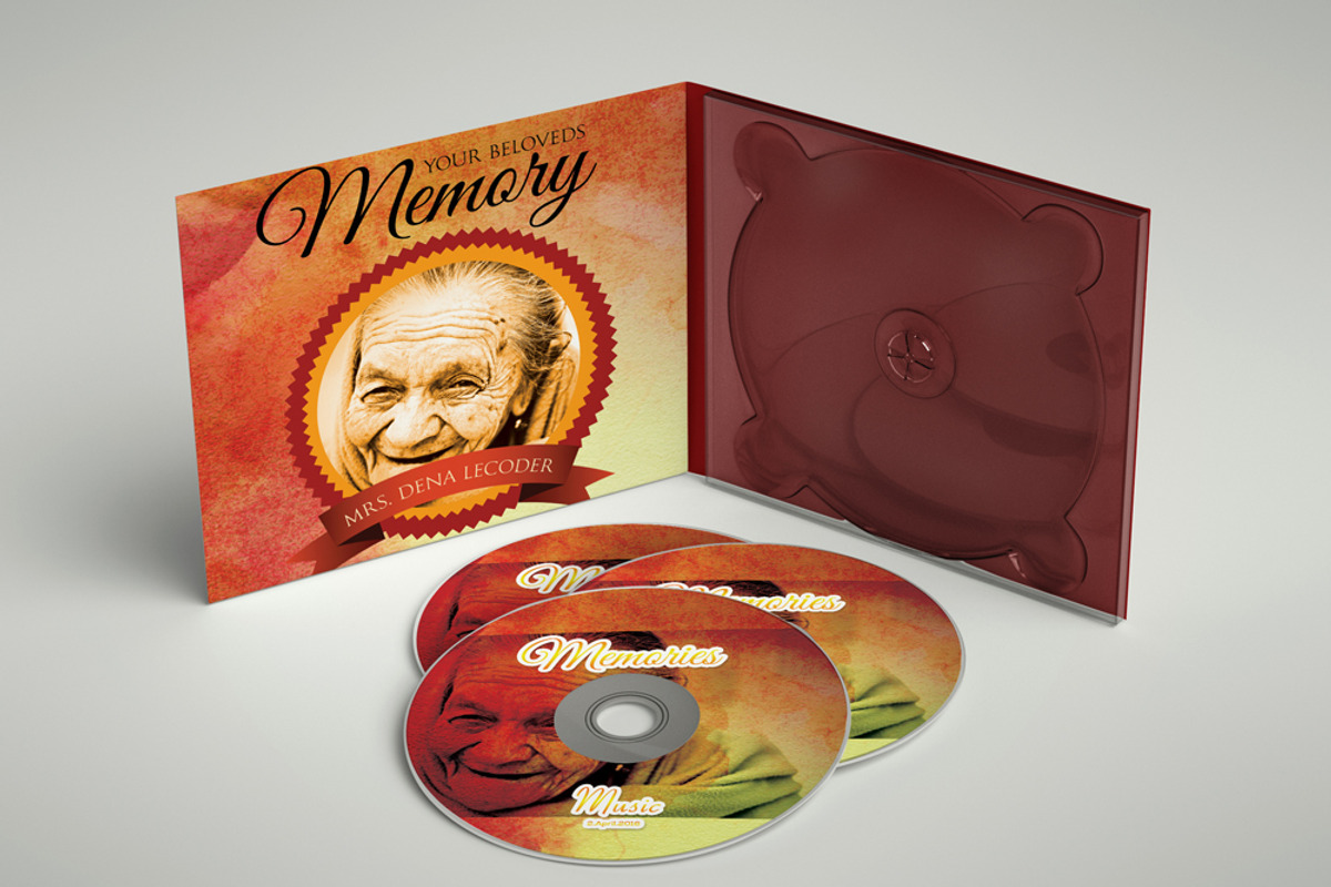 Memory CD Cover Psd Template, a Stationery Template by Business Flyers