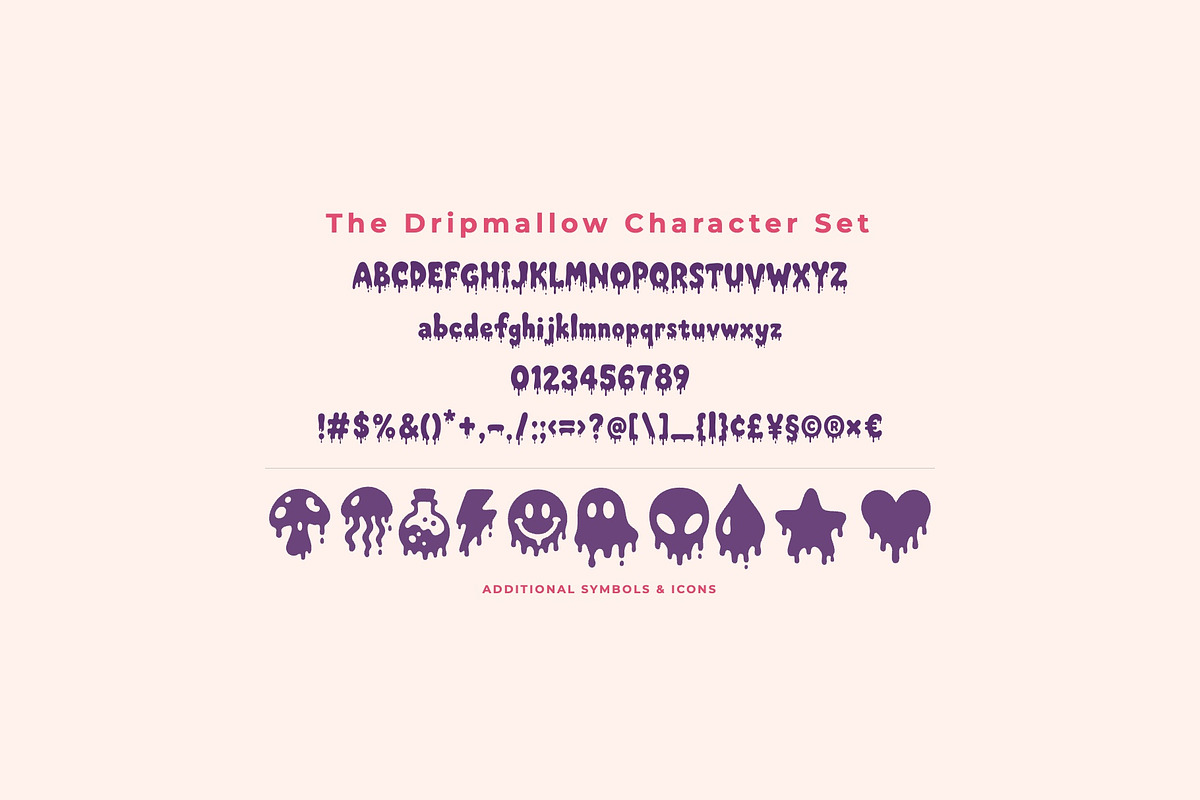 Dripmallow Playful Display Font, a Blackletter Font by Graphic Spirit (Photo 2 of 8)