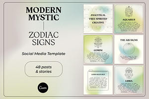 Mystical Instagram Template Zodiac