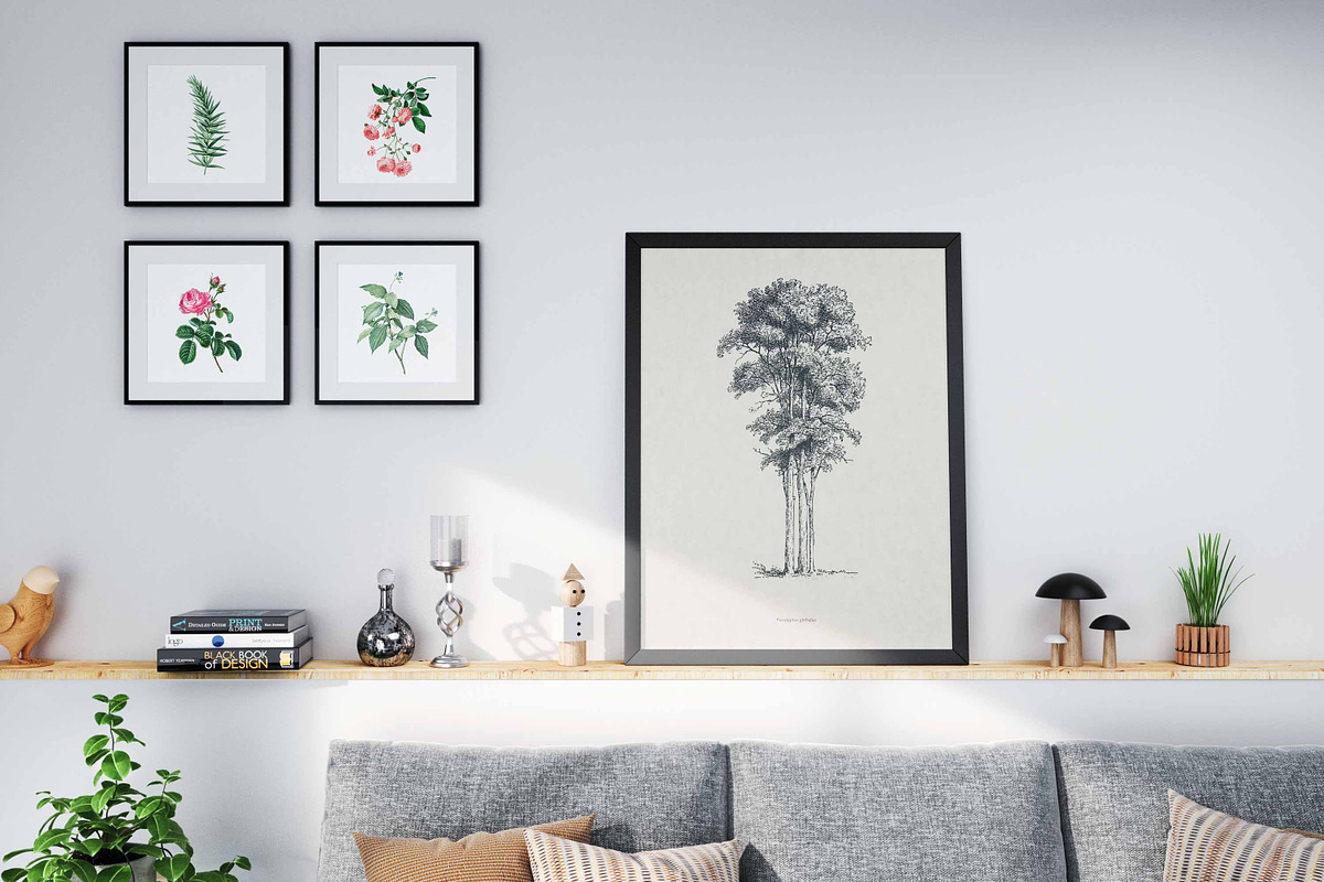 Vintage Tree Vector Bundle Vol. 1, an Object Illustration by Seaquint (Photo 3 of 5)