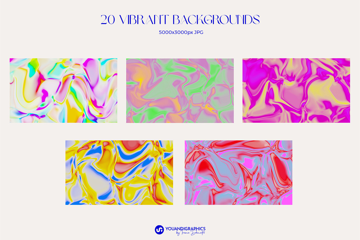 Vibrant Electric Colored Backgrounds, a Background Graphic by Youandigraphics (Photo 10 of 14)