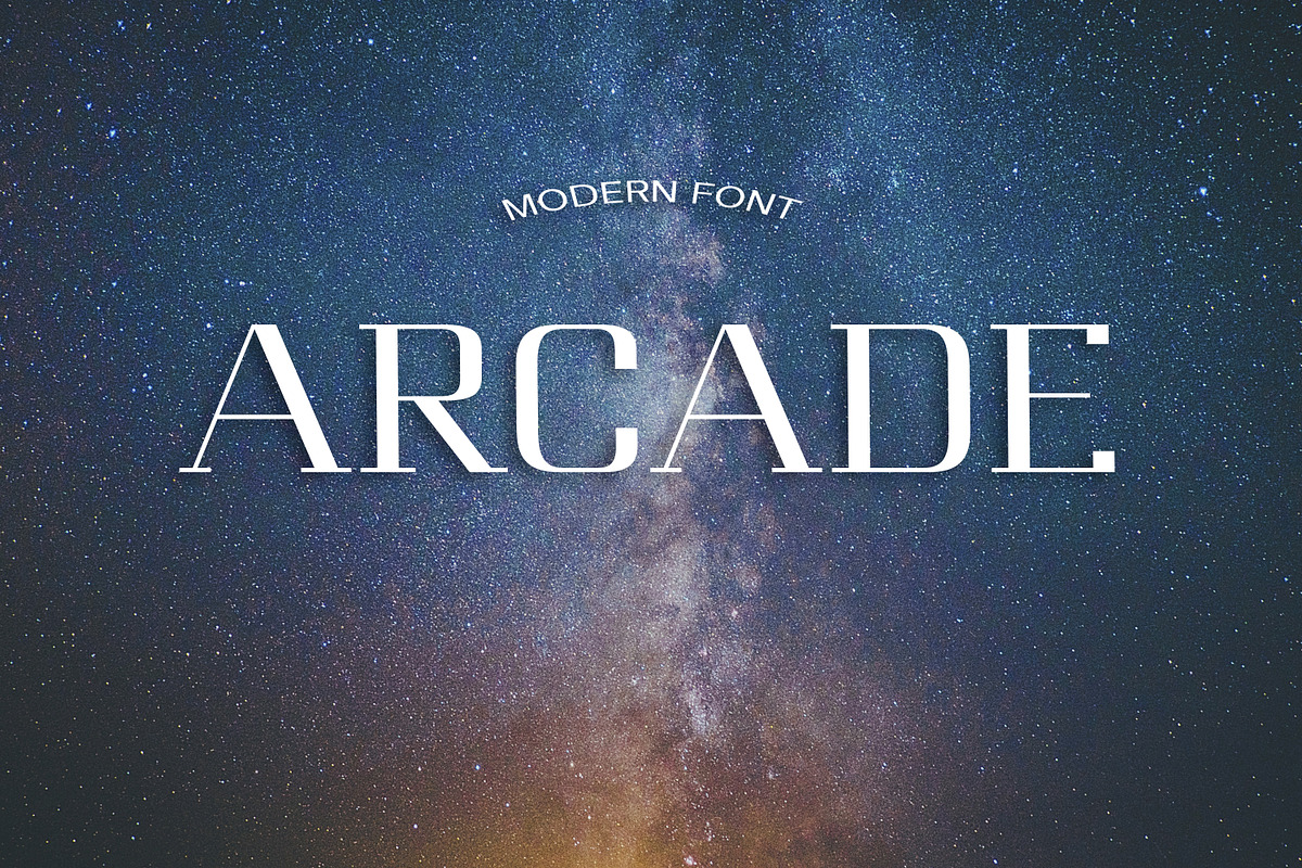 ARCADE font