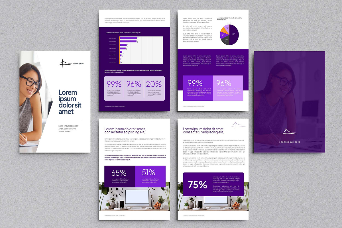 Report Design Template, a Marketing Template by CubicSpace (Photo 5 of 5)