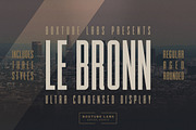 Le Bronn - Display Font, a Sans Serif Font by BoxTube Labs (Thumbnail 1 of 5)