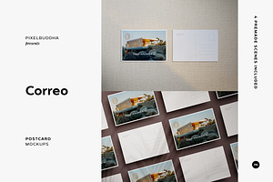 Correo Postcard Mockups