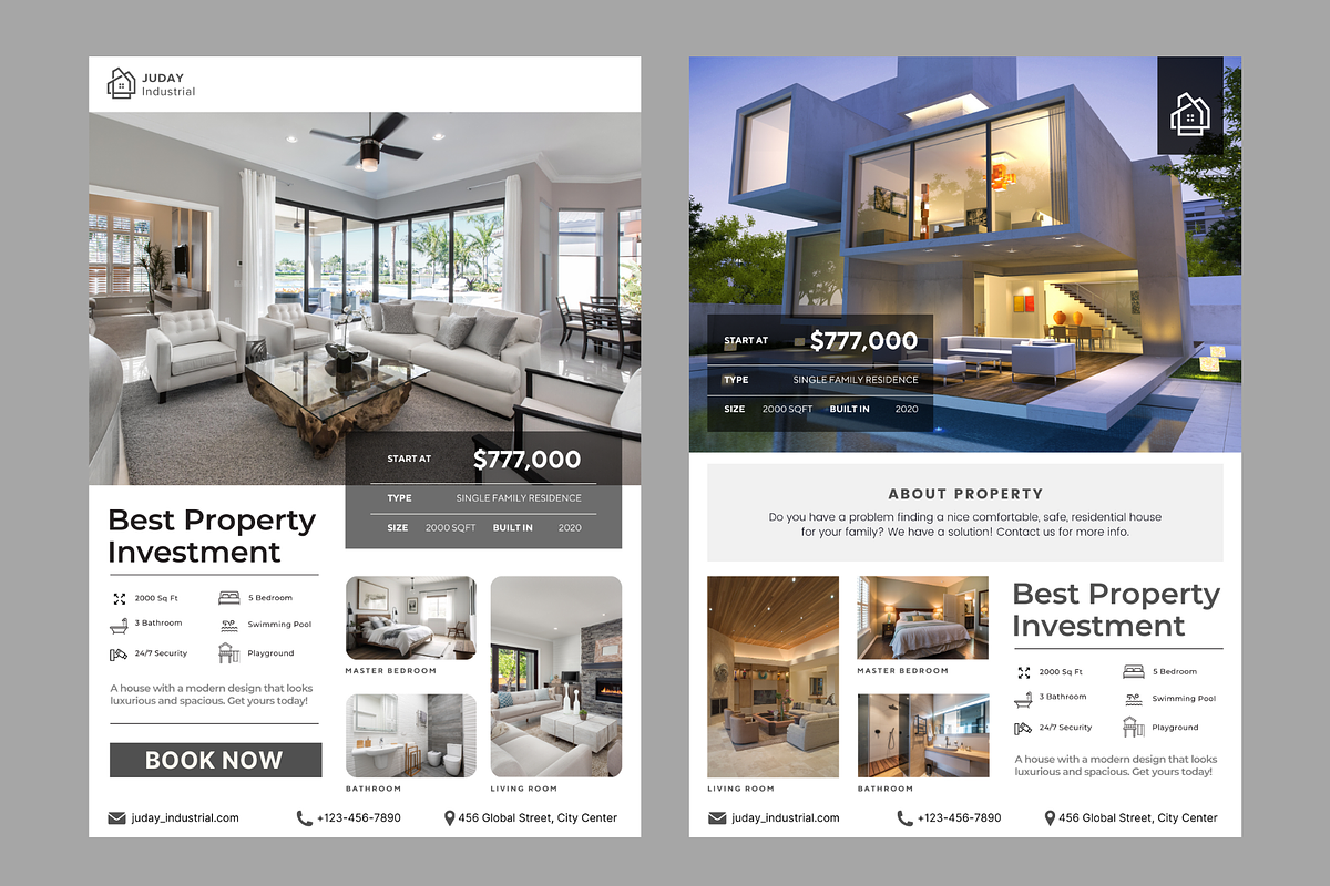 Stylish Canva Flyer Template, a Flyer Template by judayartworks (Photo 9 of 11)