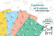 Curious Dog collection, an Animal Illustration by Zooza Art (Thumbnail 2 of 5)