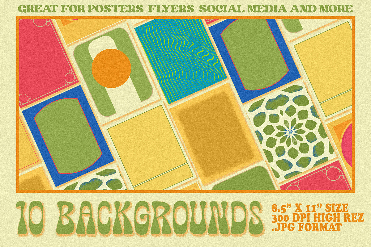 Psychedelic Mind Clipart Set, a Decorative Illustration by Phosphorus Design Co. (Photo 5 of 8)