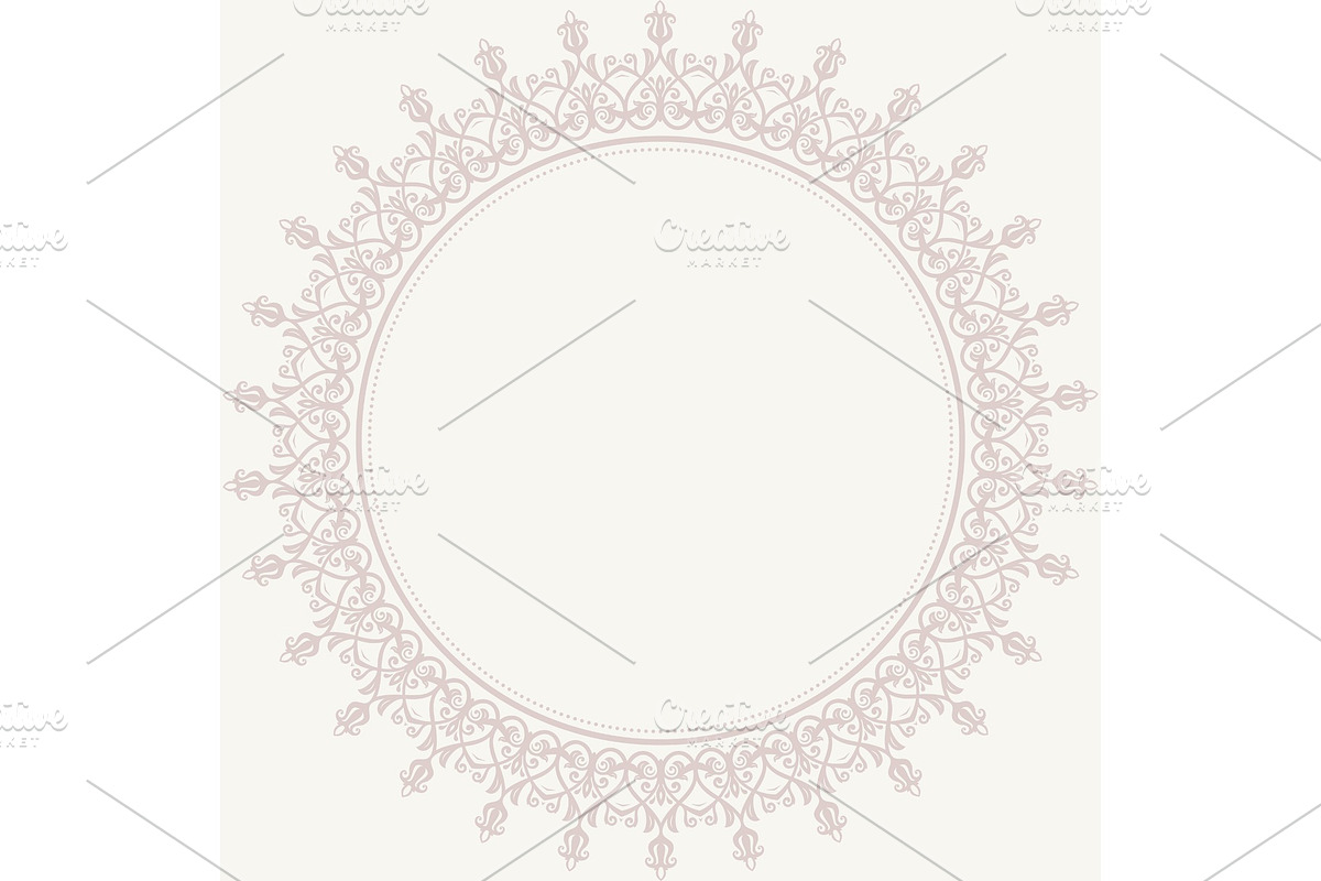 Floral Vector Abstract Pattern, a Decorative Illustration by FineArtStudio (Photo 1 of 3)