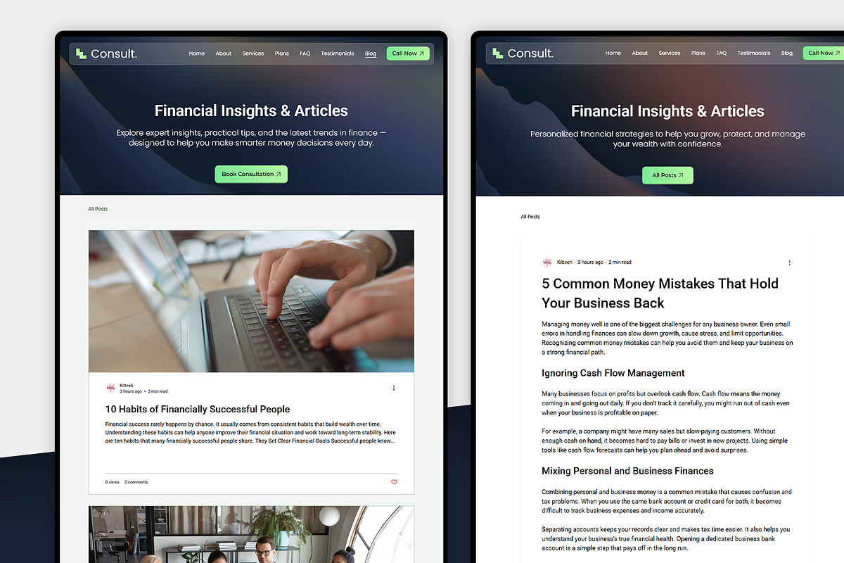 Accountant Wix Studio Website, a Wix Template by Kitteeh (Photo 14 of 20)