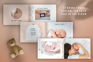 Baby Photo Book Template. Freebie!