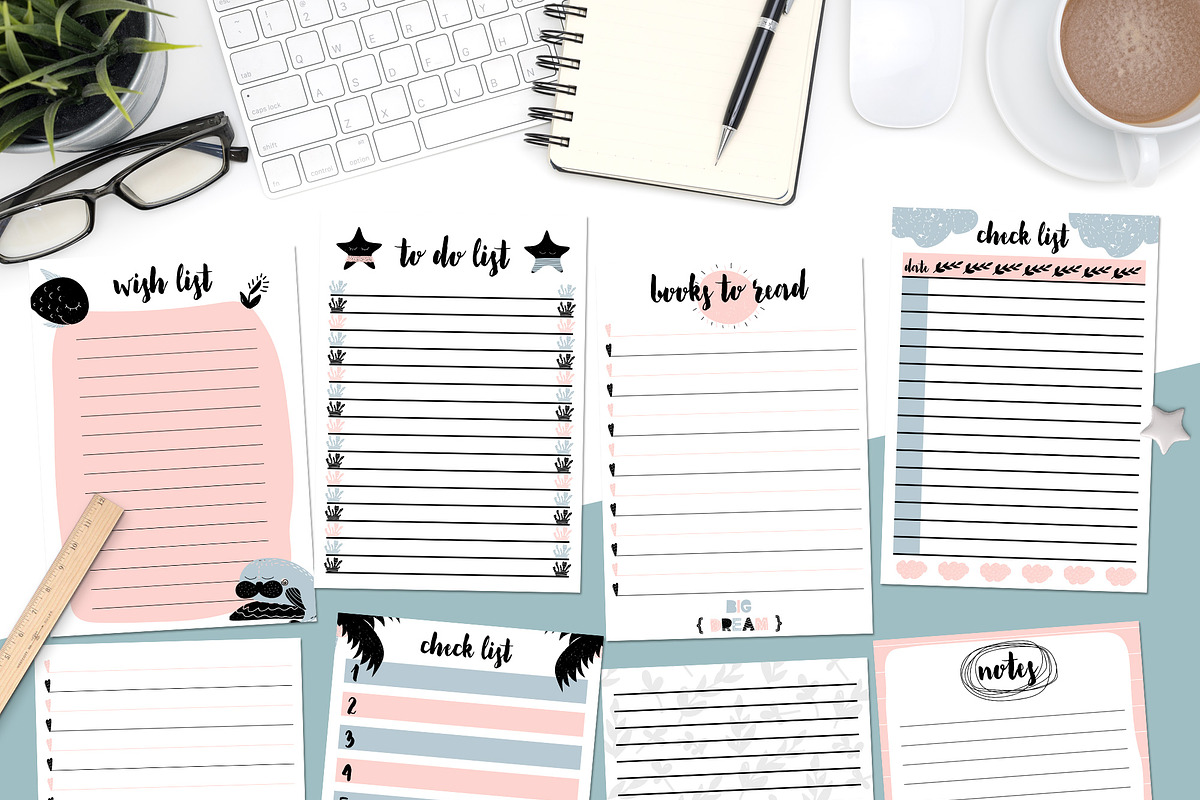 Planner Template, an Object Graphic by Alyonka_lis