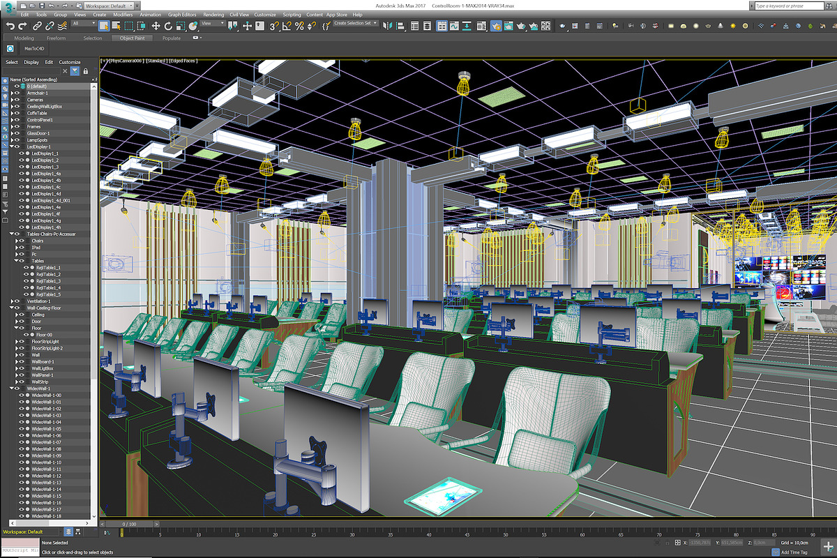 TV Studio Control Room 1, an Architecture 3D Model by akerStudio (Photo 38 of 42)