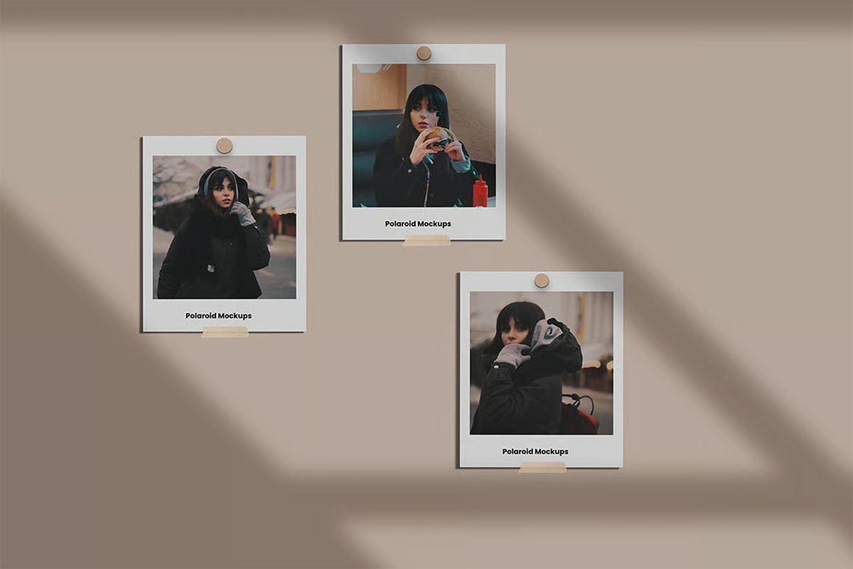 Polaroid Mockup, an Advertising Mockup by zpackcreative (Photo 3 of 5)
