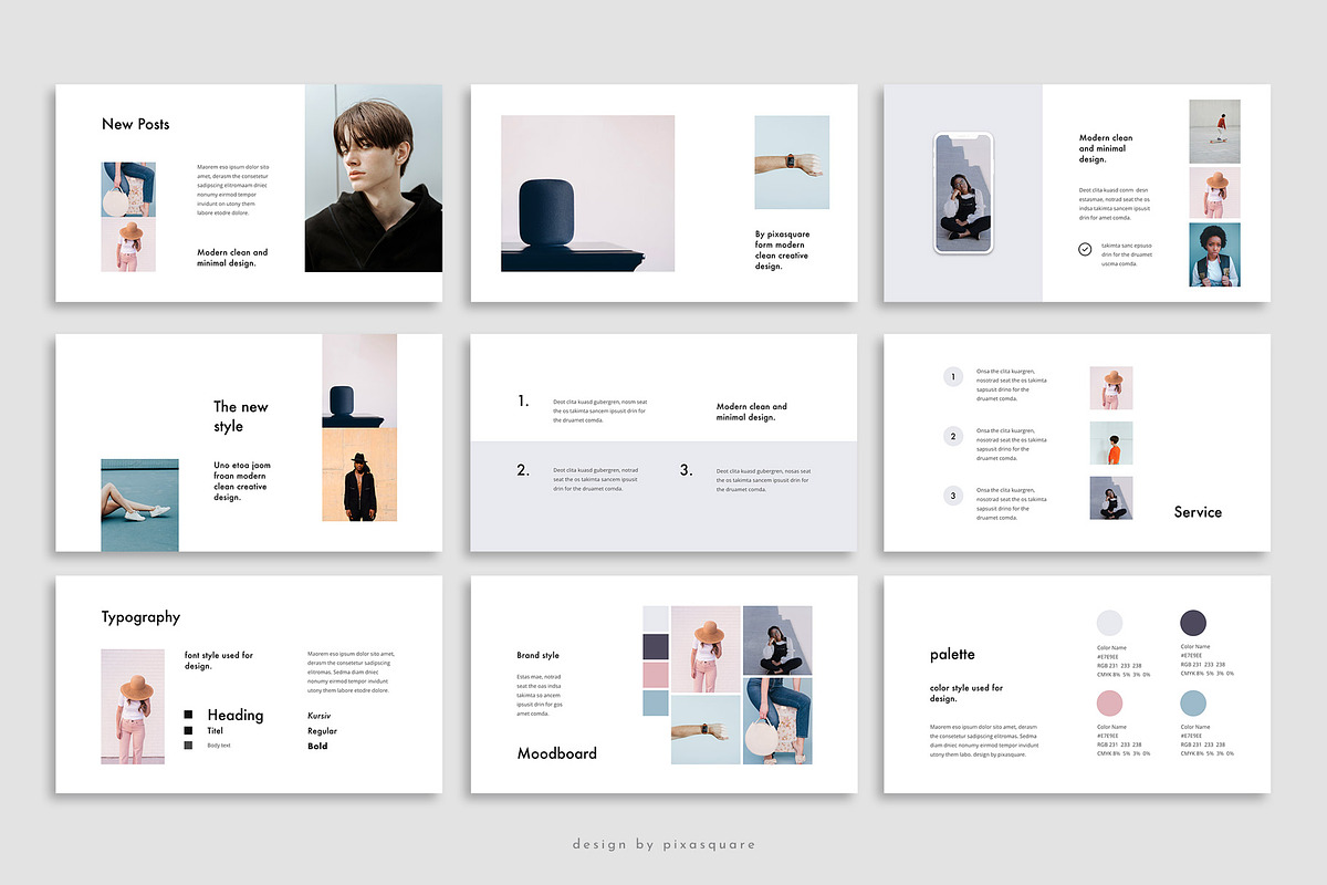 FORM - Powerpoint Stylish Template, a Presentation Template by PixaSquare