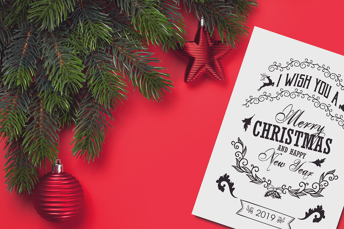 48 Christmas Mockup, a Print Template by Walentin (Photo 13 of 49)