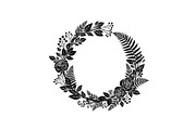 Botanical Floral Wreath SVG Bundle, an Illustration by Designs_River (Thumbnail 8 of 31)