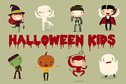 Halloween kids, an Illustration by hand draw (Thumbnail 1 of 2)