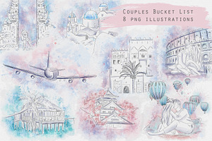 Couples travel bucket list