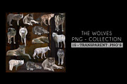 15 - PNG Wolves - Collection, an Object Graphic by DareToDream (Thumbnail 5 of 8)