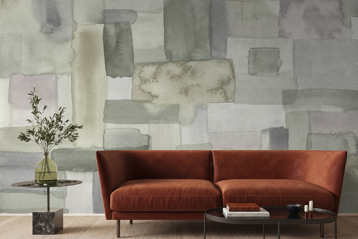 Alura watercolor abstract wall mural, a Wallpaper Graphic by Timofi Art (Photo 10 of 20)