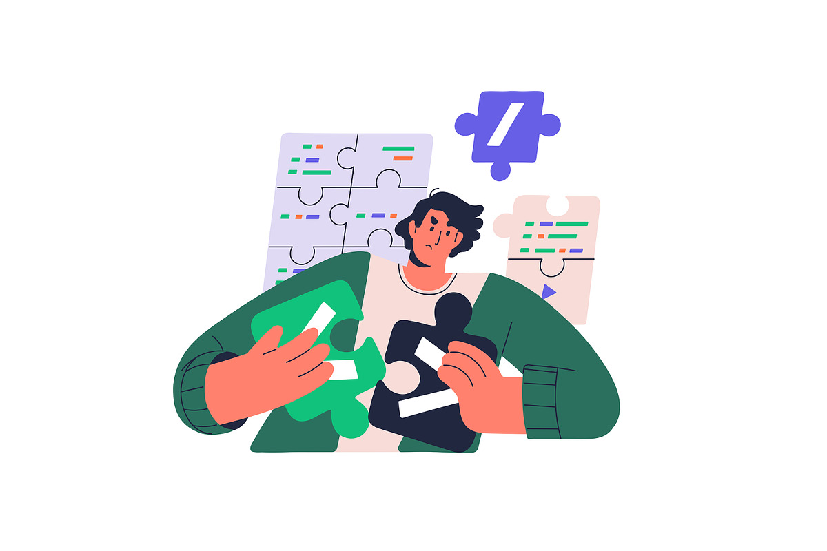 Programmers at work. IT concepts set, a Work Illustration by PaperTrident (Photo 16 of 28)
