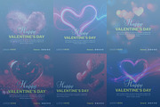 Valentine's Day template bundle, a Social Media Template by gstudiovect21 (Thumbnail 2 of 3)