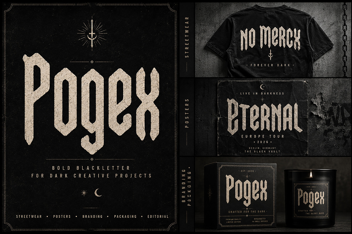 Pogex, a Script Font by Wow Magic (Photo 2 of 4)