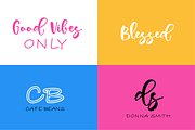 Vanilla Vibes Font Duo, a Script Font by theinkaffair (Thumbnail 3 of 8)