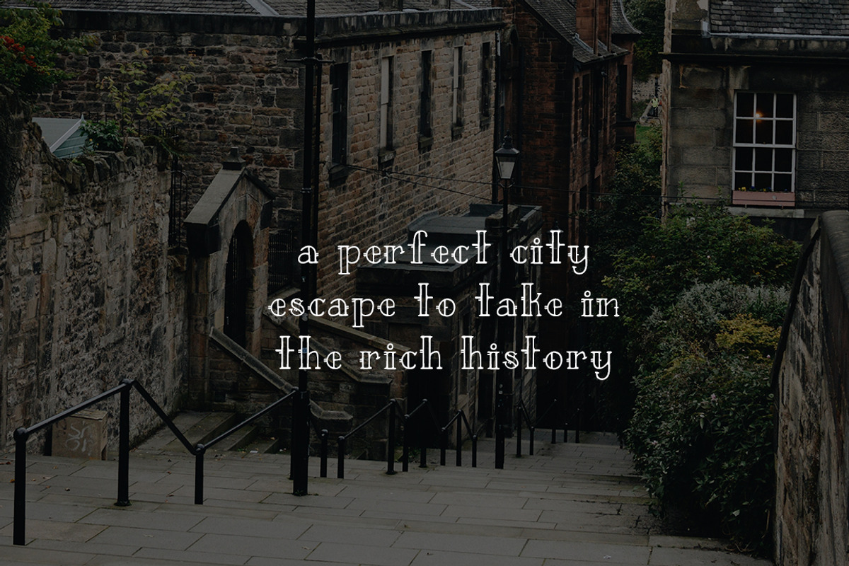Edinburgh: A Hand-Lettered Font preview 4