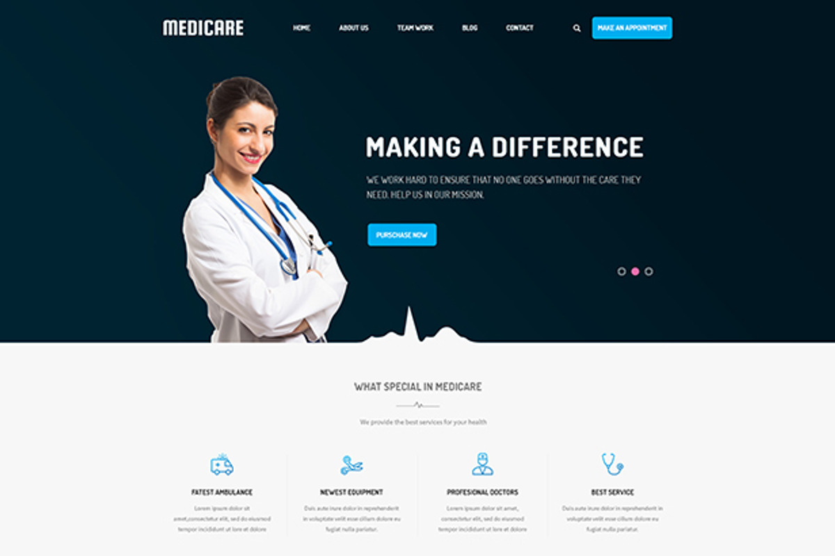 SJ Medicare Joomla Template, a Websites & App Template by SmartAddons (Photo 1 of 3)