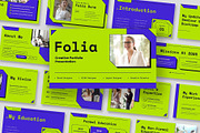 Creative Portfolio Google Slides, a Presentation Template by Fit-tee (Thumbnail 1 of 10)