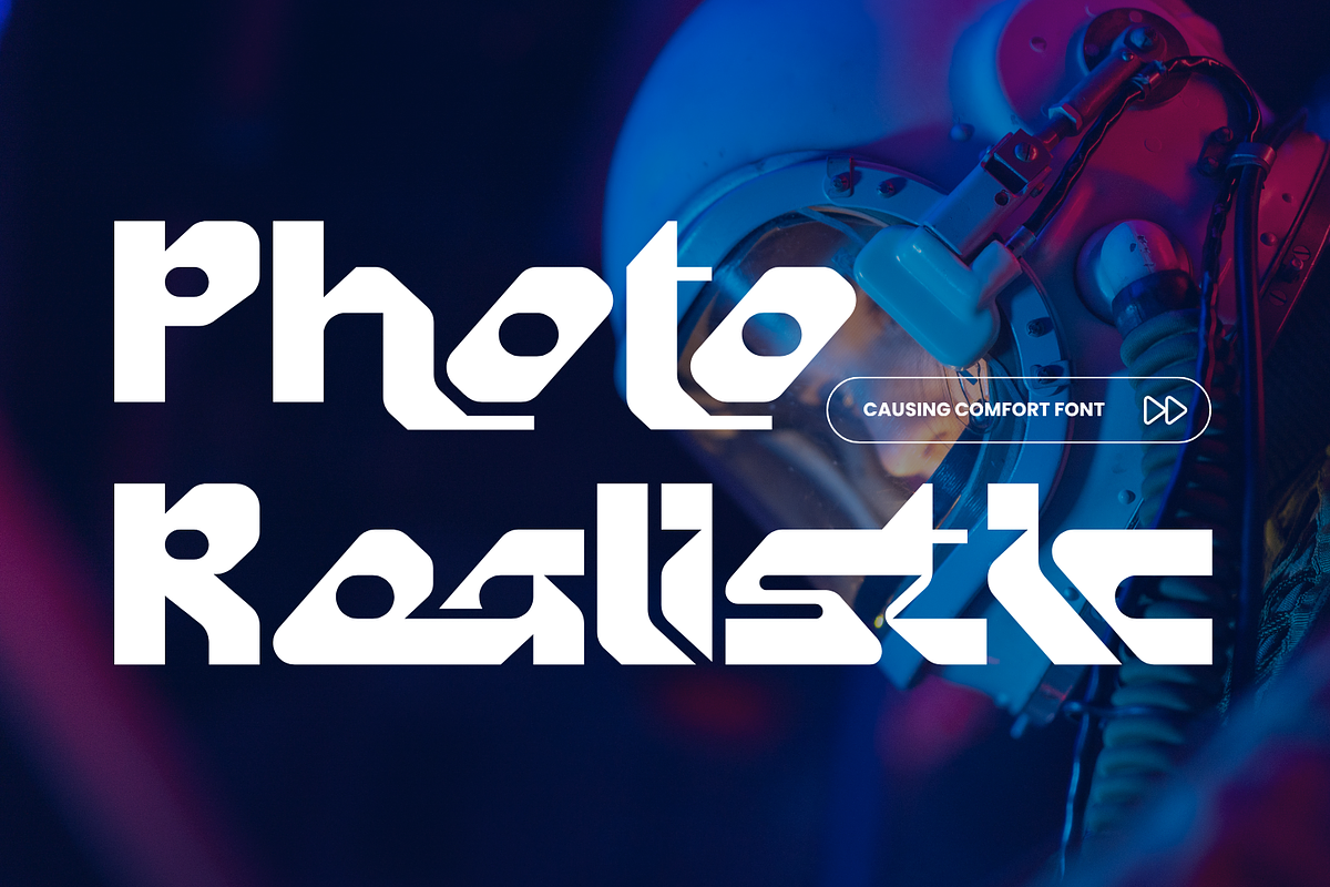 Causing Comfort - Sci-fi Font, a Sans Serif Font by 177Studio (Photo 5 of 8)