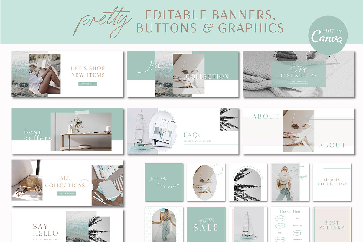Pastel Shopify Theme Template, a Shopify Template by Macarons and Mimosas (Photo 6 of 10)