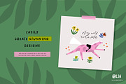 Adorable Horses | Hand drawn clipart, an Animal Illustration by Olia (Thumbnail 10 of 11)