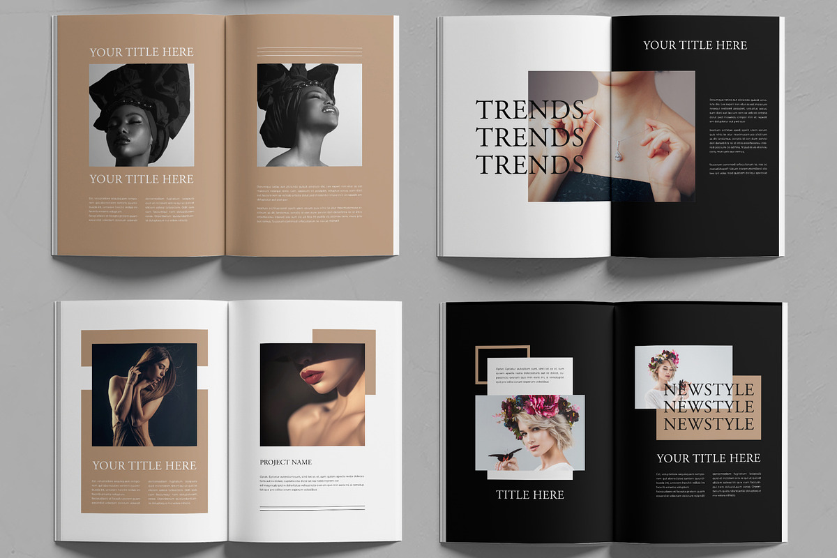 Fashion Magazine Design, a Magazine Template by MightyDesign (Photo 2 of 6)