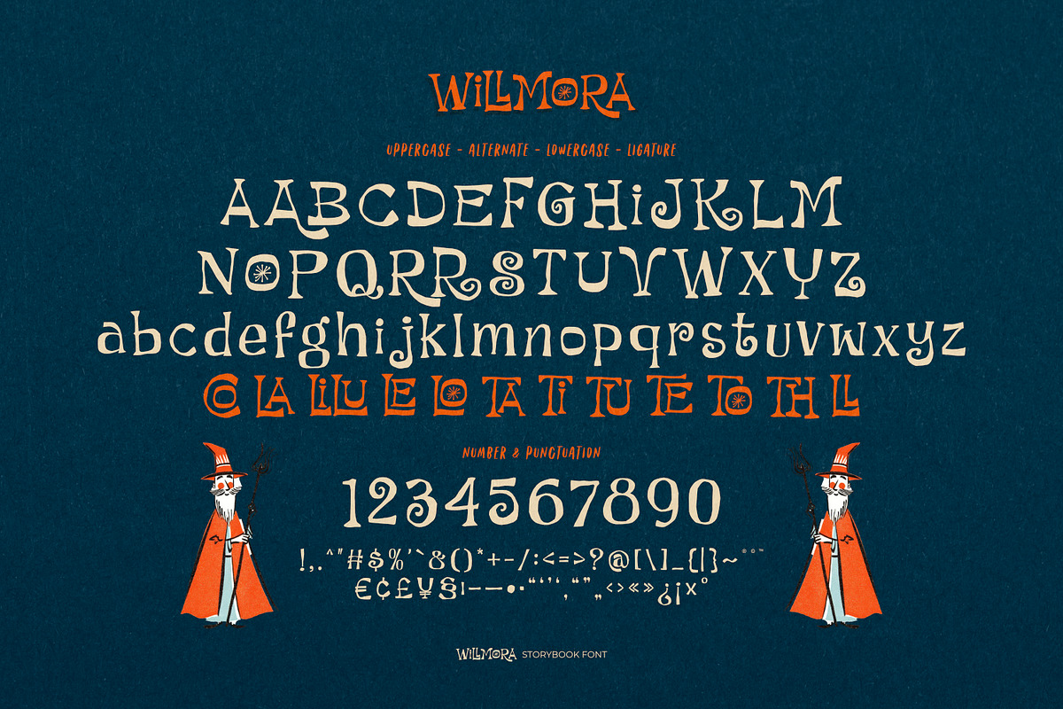 Willmora - Storybook Font, a Serif Font by ikiiko (Photo 6 of 7)