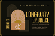 Mihbur | Art Deco Font, a Serif Font by twinstd (Thumbnail 7 of 13)