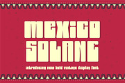 Mexico Solano ||Vintage Display Font, a Sans Serif Font by Idea Studio (Thumbnail 1 of 5)