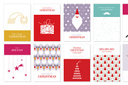 50 Christmas Greeting Cards Set, a Poster Template by Pingebat (Thumbnail 8 of 9)