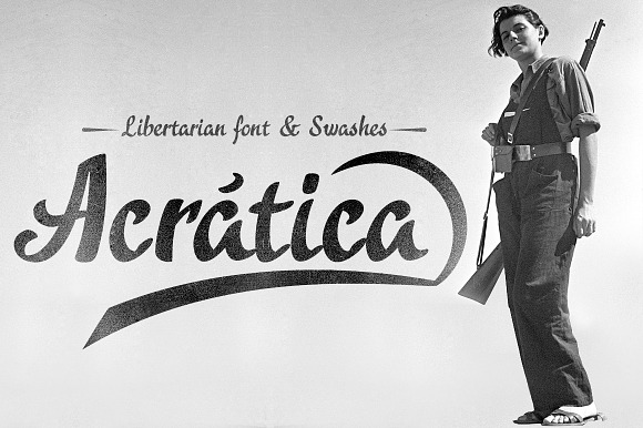 Acratica font preview 6