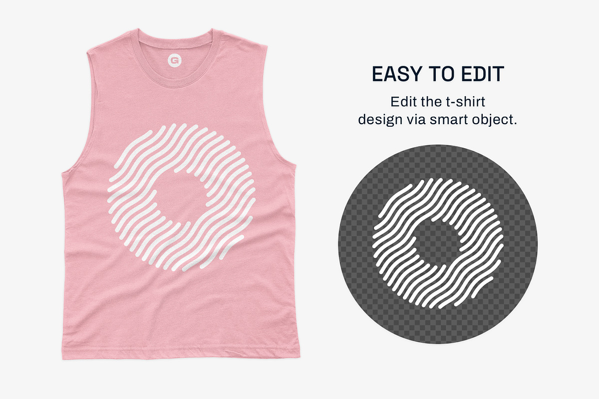 Bella Canvas 3483 Muscle Tank Mockup, a Shirt Mockup by GraphicHero (Photo 5 of 9)