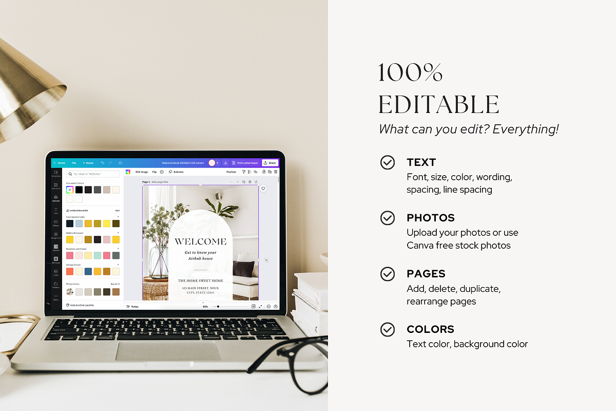Airbnb Welcome Book Template, a Magazine Template by ShopRShop (Photo 7 of 11)