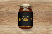 Honey Jar Label Mockup Set, a Cups & Container Mockup by Modern Studio (Thumbnail 6 of 6)
