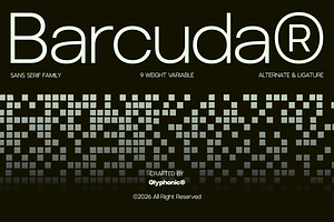 GC Barcuda – New modern Sans
