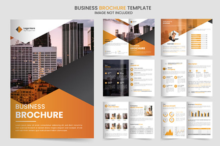 Business Brochure Template Design, a Brochure Template by Tanuart